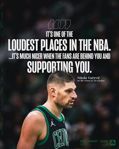 Image post by @celtics on Twitter