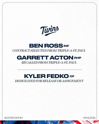 Image post by @Twins on Facebook
