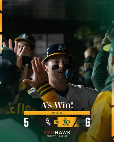 Image post by @Athletics on Twitter