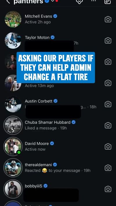 Video post by @CarolinaPanthers on Facebook
