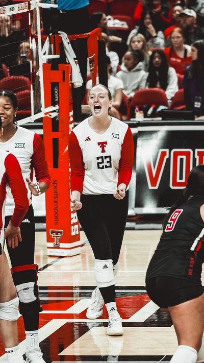 Video post by @texastechvb on Instagram