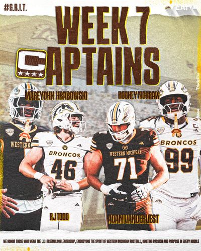 Image post by @WMU_Football on Twitter