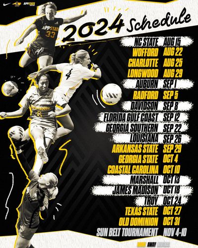 Image post by @appstatewsoccer on Twitter