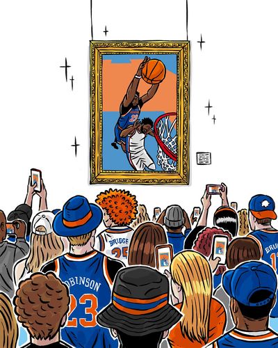 Image post by @nyknicks on Instagram