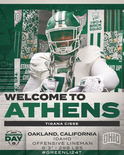 Image post by @OhioFootball on Twitter/X