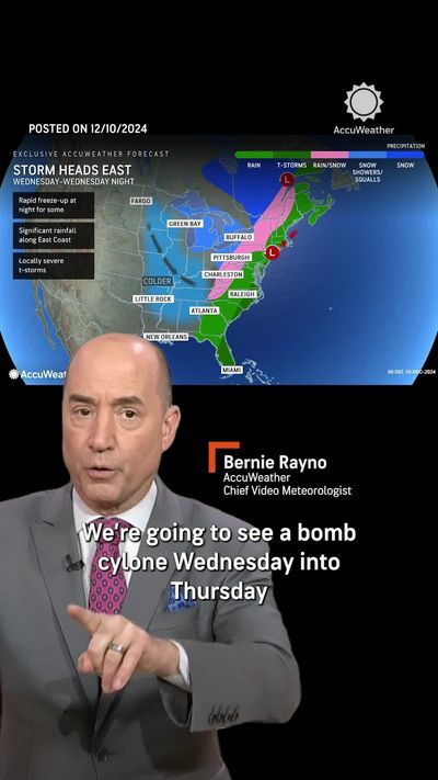 Video post by @accuweather on Instagram