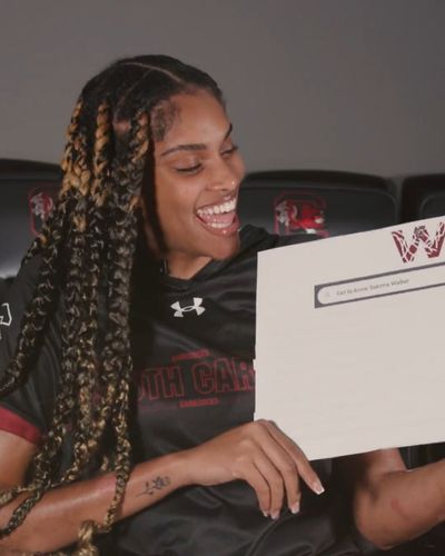 Video post by @GamecockWBB on Twitter/X