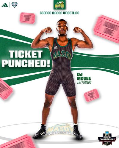 Image post by @GMUWrestling on Twitter/X