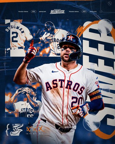 Image post by @astros on Twitter/X