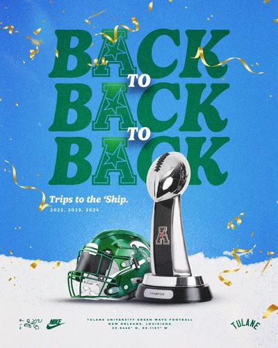 Image post by @GreenWaveFB on Twitter/X