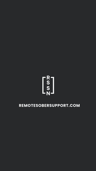 Video post by @remote_sober_support on Instagram