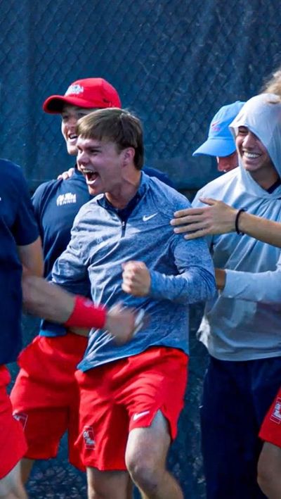 Video post by @olemissmtennis on Instagram