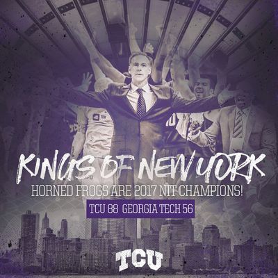 Image post by @TCUBasketball on Twitter