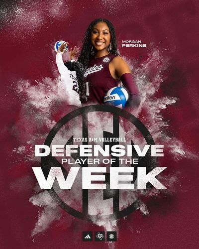 Image post by @aggievolleyball on Instagram
