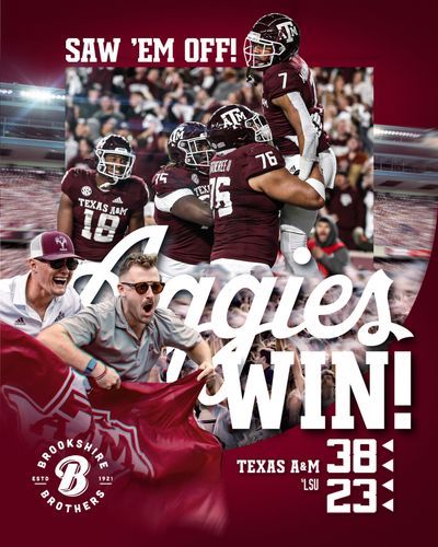 Image post by @aggiefootball on Instagram