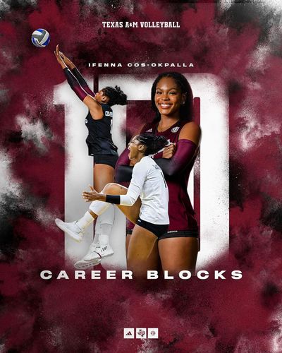 Image post by @aggievolleyball on Instagram
