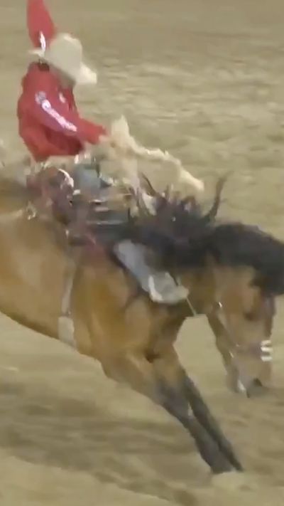 Video post by @PRCAProRodeo on Facebook
