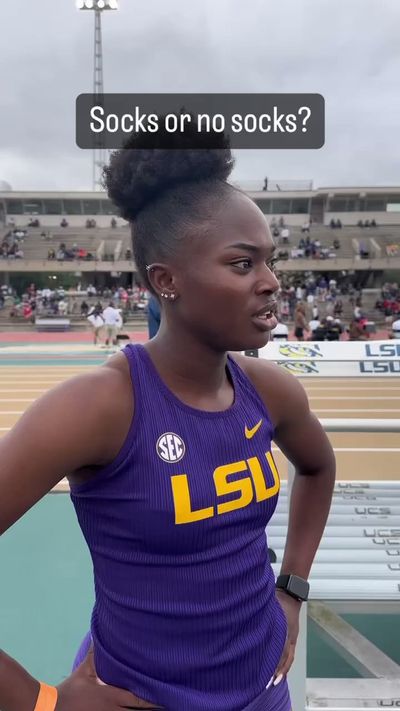 Video post by @LSUTrackField on Twitter