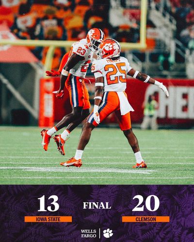 Image post by @clemsontigers on Instagram