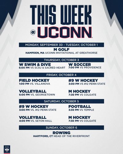 Image post by @UConnHuskies on Twitter