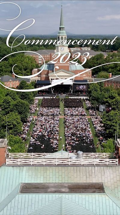 Video post by @wfuniversity on Instagram