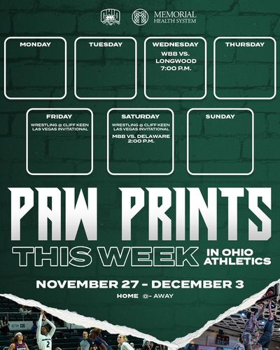 Image post by @OhioBobcats on Twitter
