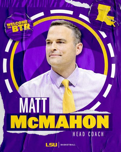 Image post by @LSUBasketball on Twitter