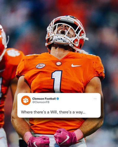 Image post by @clemsonfb on Instagram