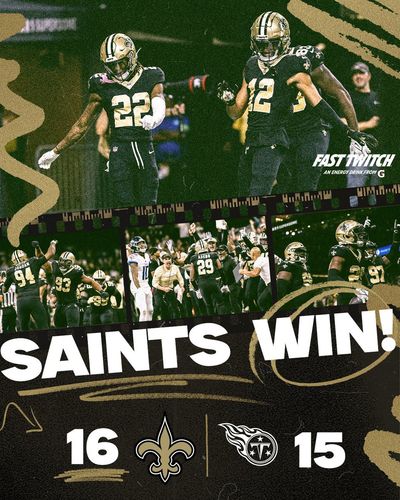 Image post by @Saints on Twitter