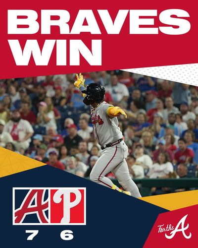 Image post by @Braves on Twitter
