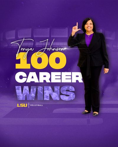 Image post by @lsuvolleyball on Twitter
