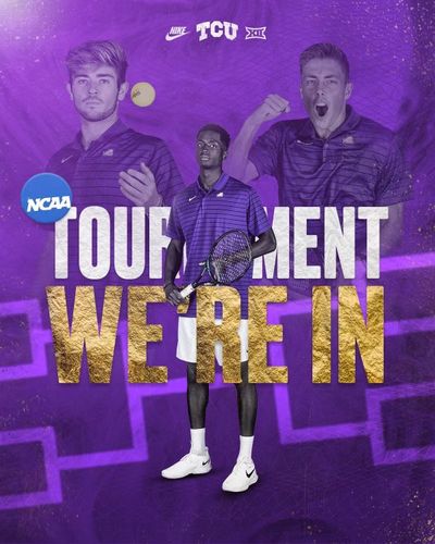 Image post by @TCUMensTennis on Twitter