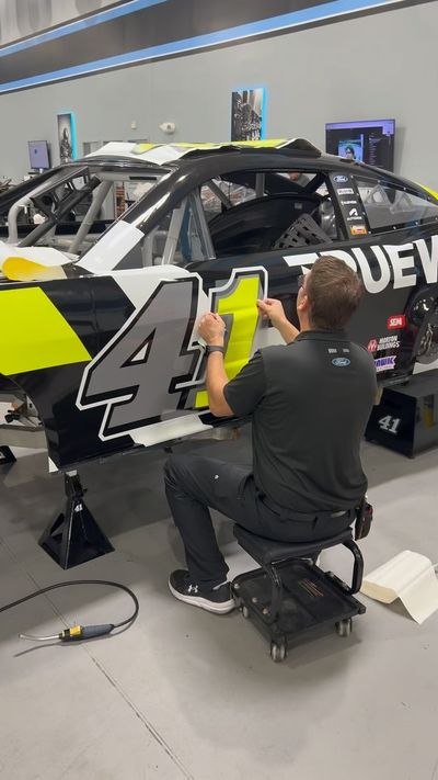 Video post by @stewarthaasracing on Instagram