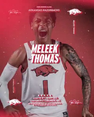 Video post by @RazorbackMBB on Twitter