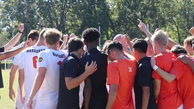 Video post by @AUMWarhawksMSOC on Twitter
