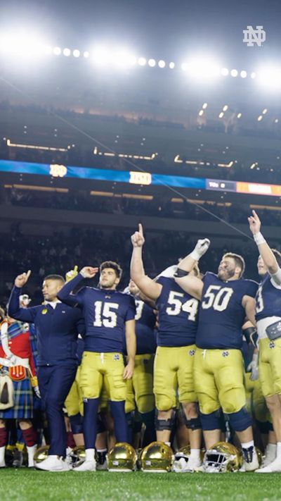 Video post by @ndfootball on Instagram