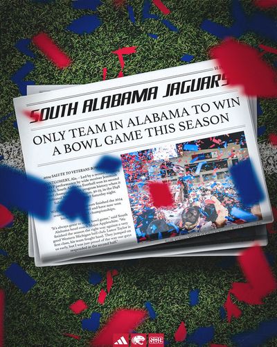 Image post by @SouthAlabamaFB on Twitter