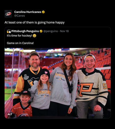 Image post by @Canes on Twitter