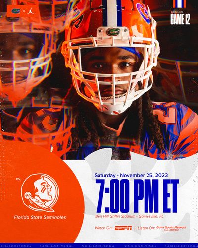Image post by @gatorsfb on Instagram