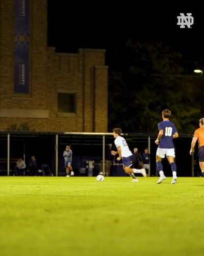 Video post by @NDMenSoccer on Twitter