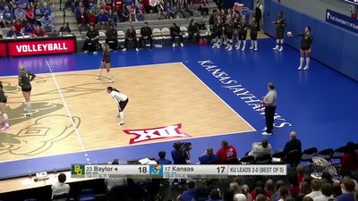 Video post by @BaylorVBall on Twitter