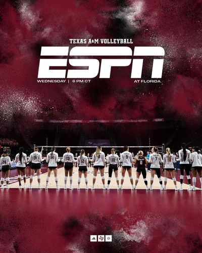 Image post by @aggievolleyball on Instagram