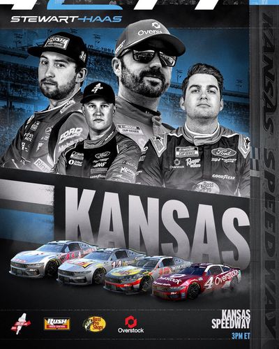 Image post by @StewartHaasRcng on Twitter