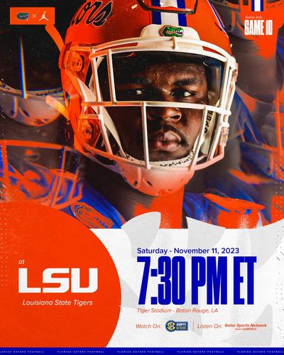 Image post by @GatorsFB on Twitter