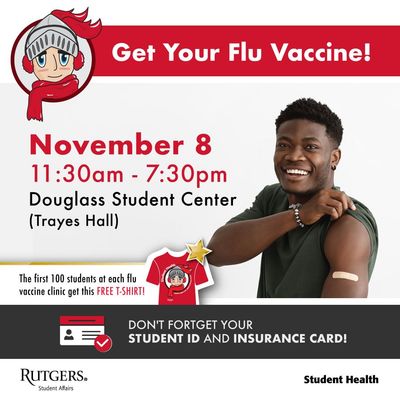 Image post by @rustudenthealth on Instagram