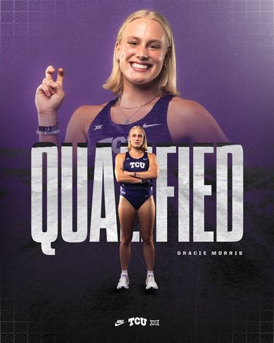 Image post by @TCUTrackField on Twitter