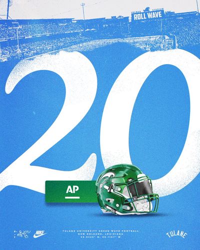 Image post by @GreenWaveFB on Twitter