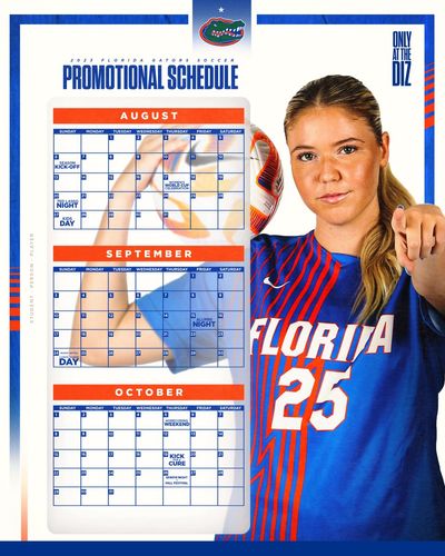 Image post by @GatorsSoccer on Twitter