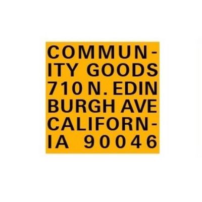 Community Goods