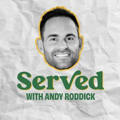 Served with Andy Roddick